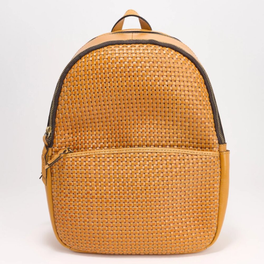 Patricia Nash Woven Leather Turi Backpack  0216